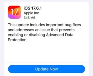 iOS 17.6.1 Update